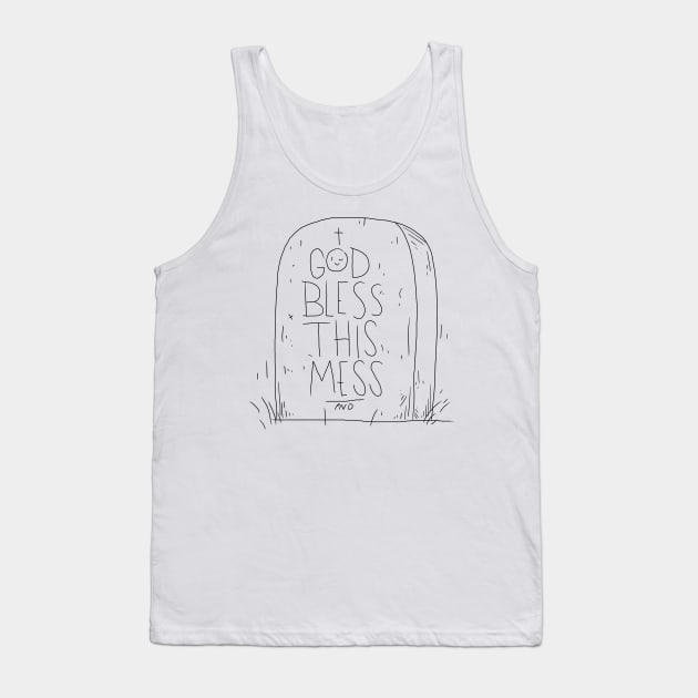 God Bell This Mess Tank Top by MTS